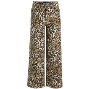 Me & My Monkey - Jeans - Panterprint - Denim - Wide Leg Pasvorm