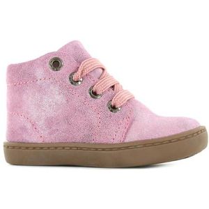 Shoesme Flex FL21W001-A Leren Veterboots Roze/Metallic