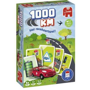 Jumbo 1000 KM Kaartspel - Groene race voor het hele gezin! | Leeftijd 6+ | 2-6 spelers