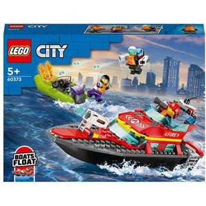 LEGO City Reddingsboot Brand Speelgoed voor Kinderen - 60373