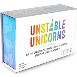 Unstable Unicorns NL - Strategisch kaartspel voor 2-8 spelers, vanaf 8 jaar oud, met 135 kaarten