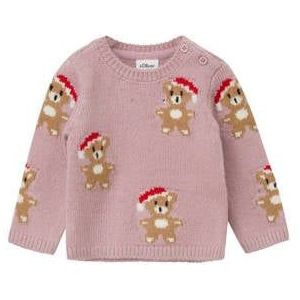 s.Oliver - Gebreide Trui - Regular Fit - Kerstmotieven