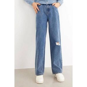 LMTD Wide Leg Jeans NLFNOIZZA Stonewashed