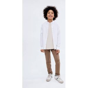 Mango Kids - Broek - Bruin - Katoen - Met Vijf Zakjes
