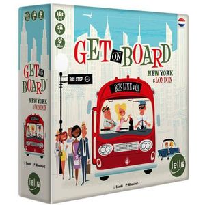 Get on Board - New York & London: Strategisch spel voor 2-5 spelers vanaf 8 jaar | Speelduur 30 minuten | Nederlandstalig