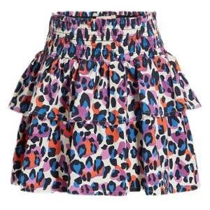 Orange Stars Rok Peggy met Panterprint Multi