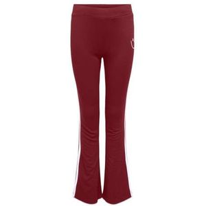 KIDS ONLY GIRL - Flared Broek - Dieprood - Zachte Viscose Stof