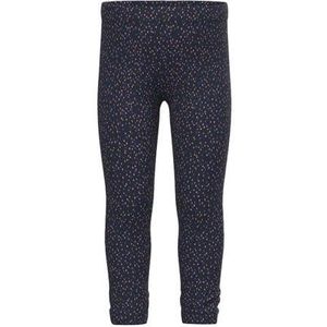 NAME IT MINI Legging NMFDAVINA met All Over Print Donkerblauw/Roze