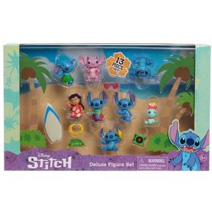 Disney Stitch - Stitch Deluxe Set 8 speelfiguren met 5 accessoires