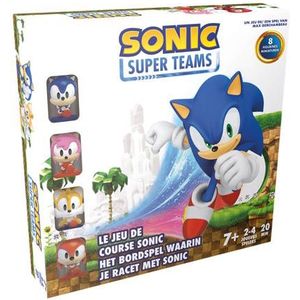 Zygomatic Board Game Studio Sonic Super Teams - Bordspelrace met Sonic en vrienden - Leeftijd 7+ - 2-4 spelers - 20 minuten speeltijd