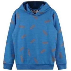 Moodstreet Hoodie met All Over Print Felblauw