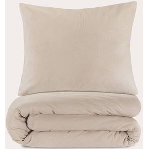 NOUS - Uni Flanel - Dekbedovertrek - 120x150 cm - Flanellen Katoen