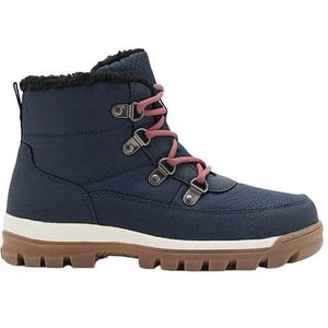 Mango Kids - Enkelboot - Imitatieleer - Zwart - Met Rits- en Vetersluiting