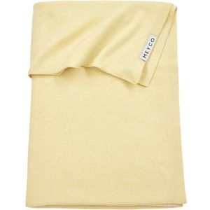 Meyco Baby Knit Basic wiegdeken - soft yellow - 75x100cm