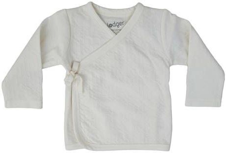 Lodger - Newborn overslag shirt - Creme - Biologisch katoen - Stretch