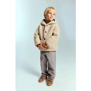 Mango Kids teddy jas beige