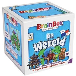 BrainBox De Wereld - Leuk geheugen- en observatiespel voor het hele gezin