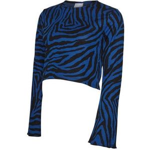 MAMALICIOUS Zwangerschapstop MLZILLE met All Over Print Blauw/Zwart