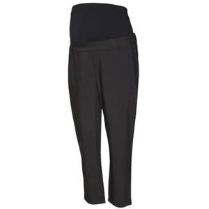 MAMALICIOUS Cropped Regular Fit Zwangerschaps Chino MLLORA Zwart