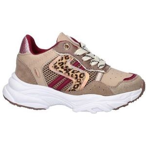 Nelson - Kids - Sneakers - Imitatieleer - Panterdetail - Chunky Zool