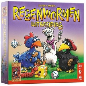 999 Games Regenwormen Uitbreiding - Speelplezier voor 2-7 spelers vanaf 8 jaar