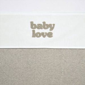 Meyco Baby Baby Love wieglaken - sand melange - 75x100cm - 0.3 TOG