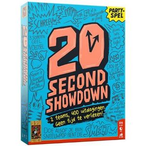 999 Games 20 Second Showdown - Vliegensvlug partyspel voor 5-20 spelers