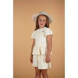 Le Chic - DWASA - Korte Broek - Ecru - Polyester/Elastaan