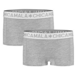 Boxershort Chicamala Girls Solid Grey Grey 