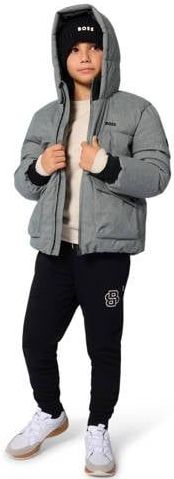 BOSS - J52388 - Parka - Zwart - Casual - Kinderkleding