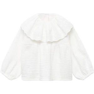 Mango Kids - Blousetop - Wit