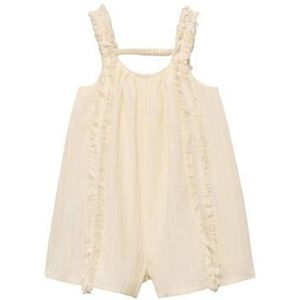 Mango Kids - Jumpsuit - Lichtblauw - Katoen/Viscose