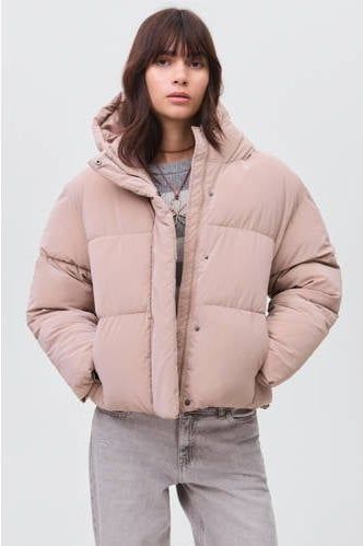 MANGO TEEN Winterjas 'Cropi'  oudroze