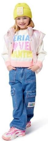 Billieblush - U21386 - Trui - Meisjes - Met Pailletten Jacquard