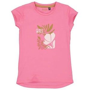 Quapi T-shirt BIBIAN met Printopdruk Roze