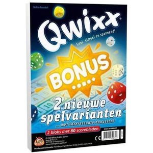 Qwixx Bonus Dobbelspel - 2 nieuwe varianten voor nog meer spelplezier - Leeftijd 8+ - Aantal spelers 2-4