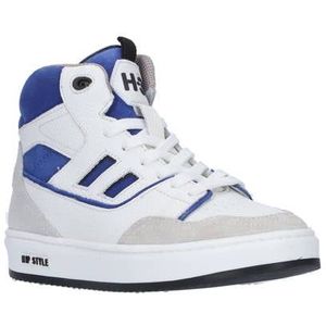 Hip Suède Sneakers Wit/Blauw