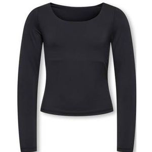 KIDS ONLY - KOGEA L/S 2-WAYS FIT TOP CS JRS NOOS - Shirt met Lange Mouwen - Zwart