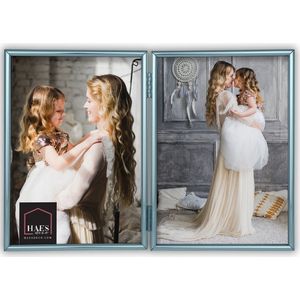 Haes Deco Duo Verzilverde Fotolijst Como voor 2 foto's van 13x18 cm - DVP12118-1