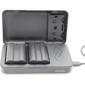 ChiliPower Powercase voor Nikon EN-EL15, EN-EL15b, EN-EL15c - Duo lader, powerbank en bewaarcase in 1