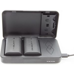 ChiliPower Powercase voor Canon LP-E6, LP-E6N, LP-E6NH - Duo lader, powerbank en bewaarcase in 1