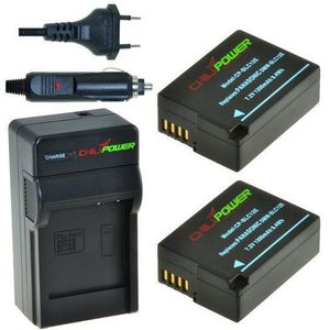 ChiliPower DMW-BLC12 Accu Panasonic - 2-Pack - Inclusief Oplader
