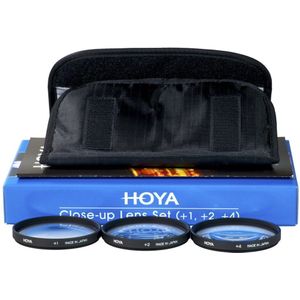 Hoya Filter Close-Up Set (+1, +2, +4), HMC II - 55mm