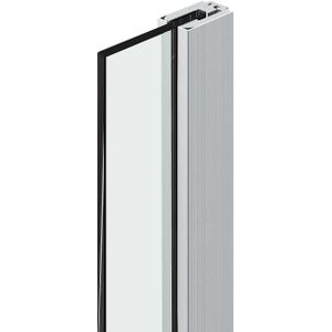 Klemprofiel douchewand 3000 mm-8mm-Aluminium geanodiseerd