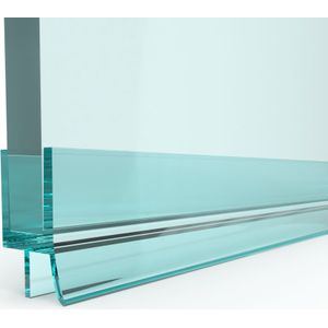 Douchedeurafdichting met balg en lip-8 mm-2200 mm