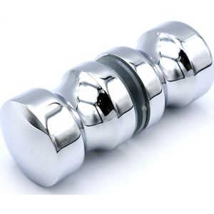 Douchedeurknop 751 rond 40mm - Chroom