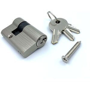 Cilinderslot 30/30 mm - RVS