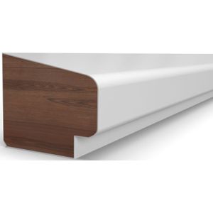 Glaslat 17x19 mm met sponning 4x4 mm-Bundel 10 lengtes - 3500 mm