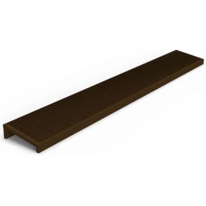 Kunststof beglazingskegje - 23x5x1 mm - Bruin-Kunststof beglazingskegje 23x5x1 mm - Bruin - 100st.