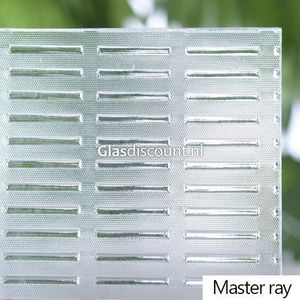 Enkel glas figuurglas Master-ray blank 6mm